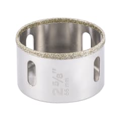 Sierra copa con diamante 2-5/8´´ borde continuo, Truper