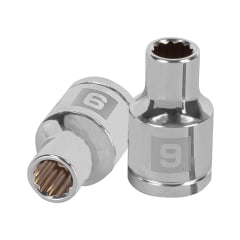 Dado poligonal encastre 1/2´´ de 9 mm, Truper