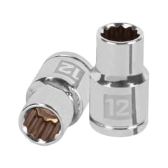 Dado poligonal encastre 1/2'' de 12 mm Truper