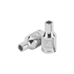 Dado poligonal encastre 1/4´´ de 4 mm, Truper