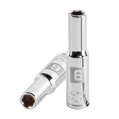 Dado tubular hexagonal encastre 1/4´´ de 6 mm, Truper