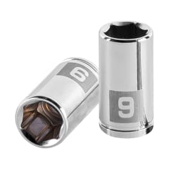 Dado hexagonal encastre 1/4'' de 9 mm. truper 0