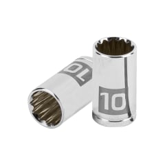 Dado poligonal encastre 1/4'' de 10 mm Truper 0