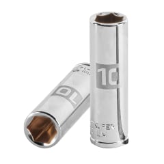 Dado tubular hexagonal encastre 1/4'' de 10 mm Truper