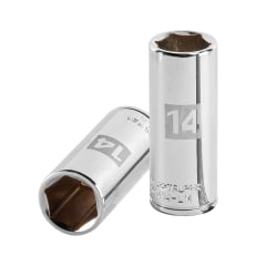 Dado tubular hexagonal encastre 1/4'' de 14 mm Truper