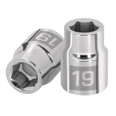 Dado hexagonal encastre 3/4´´ de 19 mm, Truper