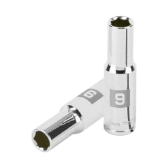 Dado tubular hexagonal encastre 3/8´´ de 9 mm, Truper