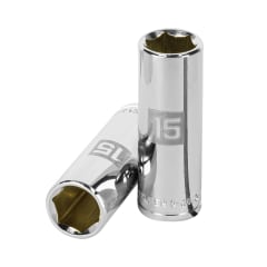 Dado tubular hexagonal encastre 3/8'' de 15 mm. truper