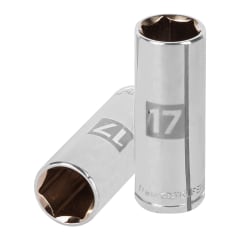 Dado tubular hexagonal encastre 3/8´´ de 17 mm, Truper