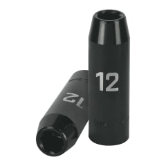 Dado tubular hexagonal encastre 1/2'' de impacto de 12 mm Truper