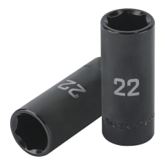 Dado tubular hexagonal encastre 1/2'' de impacto de 22 mm Truper