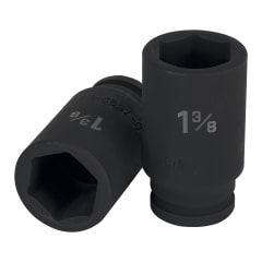 Dado tubular hexagonal encastre 3/4´´ de impacto de 1-3/8´´, Truper