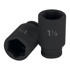 Dado tubular hexagonal encastre 3/4'' de impacto de 1-1/2''. truper 0