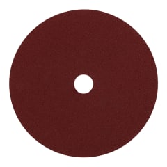 Disco de lija de 7´´ con respaldo de fibra, grano 80, Truper 0