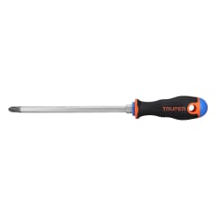 Desarmador de cruz 3/8'' x 8'' mango comfort grip. truper 0