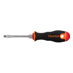 Desarmador plano 3/16´´ x 3´´ mango Comfort Grip, Truper