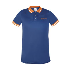Polo camisero dry fit azul, para caballero, Truper 0