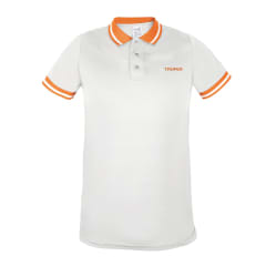 Polo camisero dry fit blanco, para caballero, Truper 0