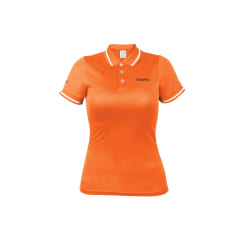 Polo camisero dry fit naranja, para dama Truper