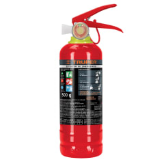 Extintor Portátil Recargable 0.5 Kg Tipo ABC Truper 0