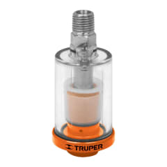 Filtro separador de agua y aceite cuerda 14 NPT Truper 2