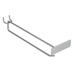 Gancho recto 9´´ con portaetiqueta para perfocel y ranurado Truper 0