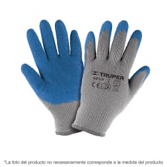 Guantes de poliéster recubiertos de latex, CH, Truper
