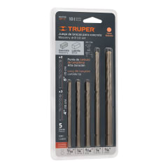 Juego de 5 brocas para concreto, Truper