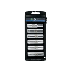 Juego de 6 dados tubulares hexagonales encastre 1/2´´ mm, Truper