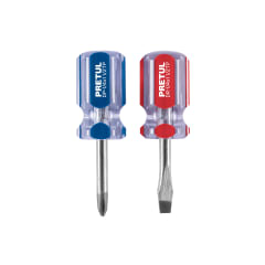 Dúo de desarmadores 1/4 x 1-1/2'' mango de PVC 0