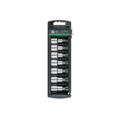 Juego de 7 dados cuadro 1/2´´ punta torx, Truper