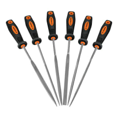 Juego de 6 limas con mango de TPR para joyero, Truper 0