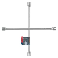 LLCR-16 Llave de cruz 16´´ pulida y cromada, Truper