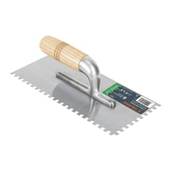 Plancha raspín dentada mango madera con 6 remaches Truper 0