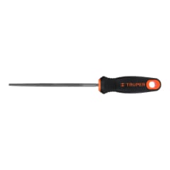 Lima redonda bastarda 6'' con mango doble inyección Truper
