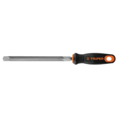 Lima triángulo pesado 8´´ con mango doble inyección, Truper
