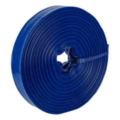Rollo de manguera plana de 2´´ x 50m de descarga p/motobomba Truper