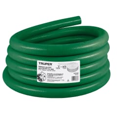 Rollo de manguera rígida 3´´ succión para motobomba, rollo 30 m Truper
