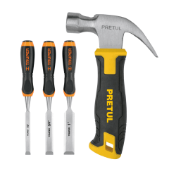 combo martillo 10 oz y formones Truper 0