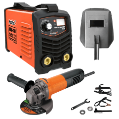 Combo soldadora 130A Redbo + Amoladora 4 ½ 800w Truper