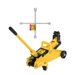 Gata tipo lagarto 1.5 toneladas + llave de ruedas 14