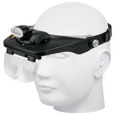 Linterna lupa optovisor con 3 LED Pretul 0