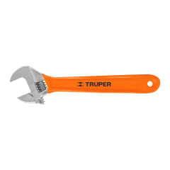 Llave francesa 10'' cromada mango de pvc Truper