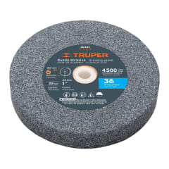 Piedra para amoladora de banco 6 X 1´´ óxido de aluminio, grano 36 Truper 0