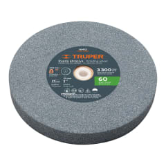 Piedra para amoladora de banco 8 X 1´´ óxido de aluminio, grano 60 Truper 0