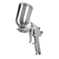 Pistola para pintar de gravedad LVMP Vaso aluminio Boquilla 1.0 mm Truper
