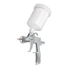 Pistola para pintar gravedad LVLP vaso plástico boquilla 1.4 mm Truper 101090