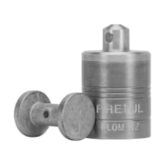 Plomada metálica de 200 g (7 oz) con centro, Pretul 0