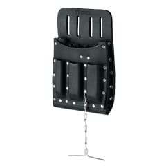 cinturon portaherramientas de cuero 11 compartimientos 0