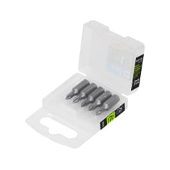 Estuche con 5 puntas de cruz ph0 largo 1'' Truper Expert